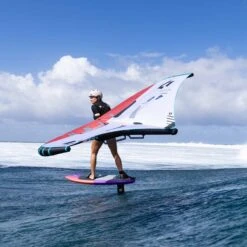 Duotone Unit Foil Wing 2024 -Kitesurfing Shop Unit 24 WhiteCoral Wave Riding Shot 2