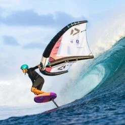 Duotone Unit Foil Wing 2024 -Kitesurfing Shop Unit 24 WhiteCoral Wave Riding Shot