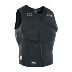 ION Mens Vector Vest Core Front Zip 2024 -Kitesurfing Shop Vector Vest Core 900 Black Side Front View